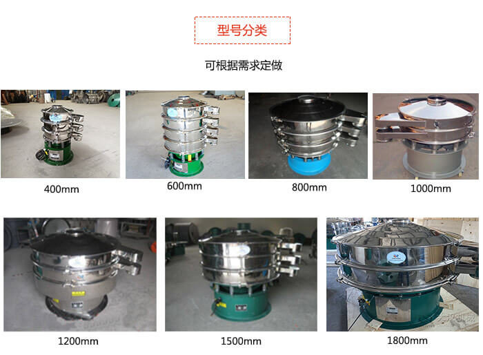 移动式振动筛型号展示图